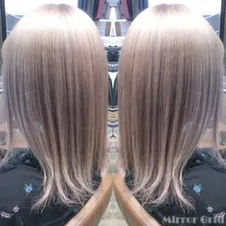 ミディアム カラー 北條 優輝のヘアスタイル