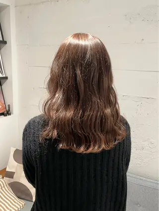 セミロング 暖色カラー / rio🐏 / 目黒のヘアスタイル