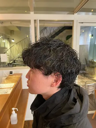 パーマ メンズ メイクス表参道所属・ショート/ボブ 矢野湧也のヘアスタイル