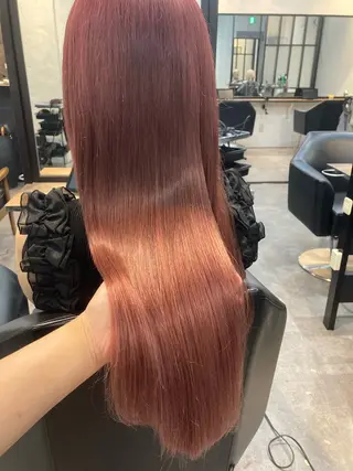 ロング カラー ✨最安値✨エクステ カラー🌼つきな🌼のヘアスタイル