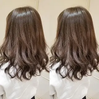 セミロング カラー grow上野御徒町【グロウ】所属・ブリーチ・ハイトーン 特化🎉内山のヘアスタイル