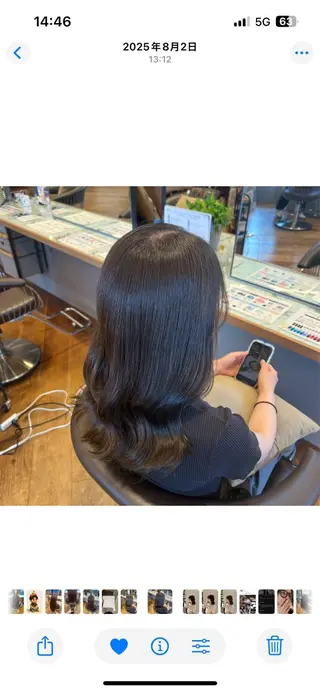 ミディアム カラー 梅田/カラーモデル/ midukiのヘアスタイル