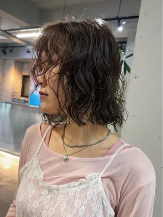 ショート カラー ボブとパーマの達人 美容室難民の方は是非のヘアスタイル