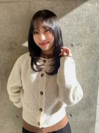 セミロング 🐶men'scut SYUMA🐶のヘアスタイル