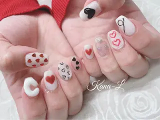 カラー ネイル 芦辺 香奈のネイルデザイン