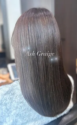 セミロング カラー ⭐️似合わせアップ ⭐️並木奏絵のヘアスタイル