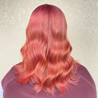 ロング カラー ヘアアレンジ 韓国レイヤー/ 顔周り💕田中将吾のヘアスタイル