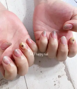 ネイル 北浦和 自爪育成ケアのネイルデザイン