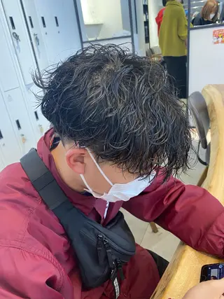 パーマ メンズ 新宿【メンズパーマ】 塩澤太一のヘアスタイル