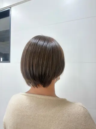 ショート アフェクション金山所属・透明感カラー🫧/ 艶感/ayanaのヘアスタイル