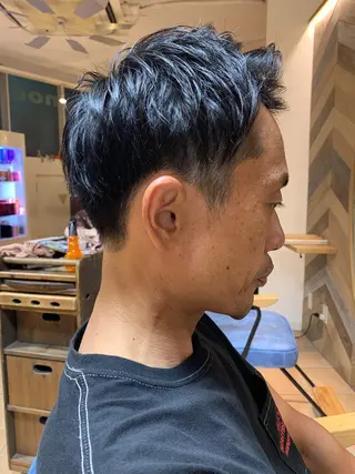 メンズ ハイトーンカラー🩵 耳ツボジュエリー👂のその他イメージ