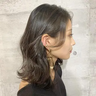 ミディアム カラー 韓国ヘア /男女❄️ 細江 美紅のヘアスタイル