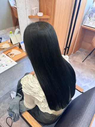 ロング カラー hair＋make CLEAR 本店所属・艶カラー🫧艶肌✨ フクモト‎🤍のヘアスタイル