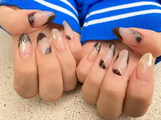 セミロング ネイル ✴︎ Delightのネイルデザイン