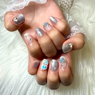 ネイル nailsalon Moa【モア】所属・natsuki 🦊🩶のネイルデザイン