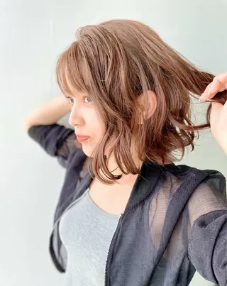 ミディアム ase.糸島店所属・ase.糸島店 MAIのヘアスタイル