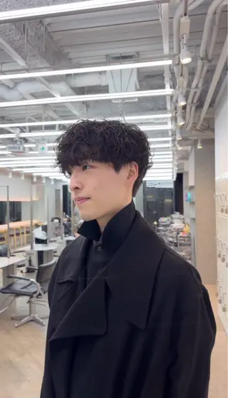 パーマ メンズ 🌀toa/波巻き✨ /メンズパーマ／栄のヘアスタイル