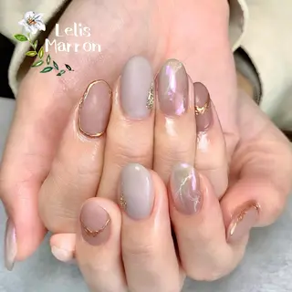 ネイル Lelis Marron所属・岸 侑李のネイルデザイン