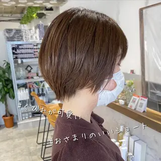 ショート ✨圧倒的満足度◎ 小顔美人ショート✨佃のヘアスタイル