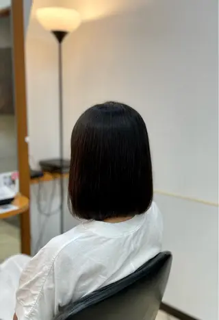 ミディアム スーパーカット　tip&toe所属・松山弘樹/ 佐倉/髪質改善のヘアスタイル