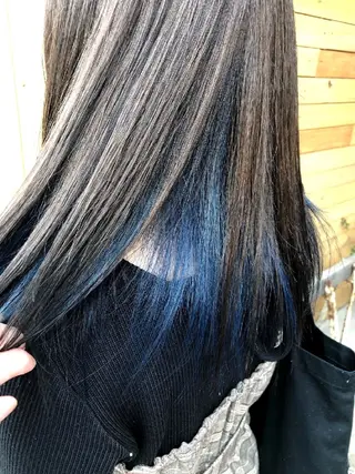 セミロング カラー 埼玉久喜/ハイトーン デザインカラーRYOのヘアスタイル