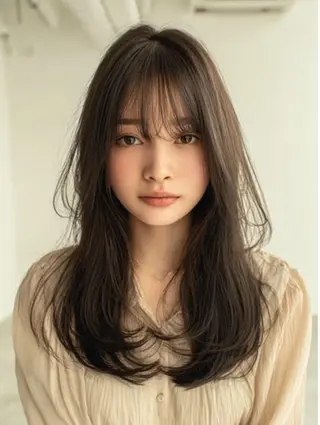 セミロング 生艶髪＆レイヤー🔔 渋谷お薦めNo.1✨のヘアスタイル