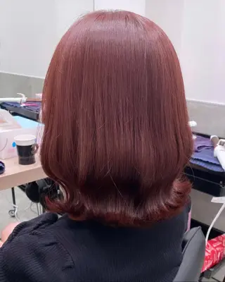 ミディアム カラー 💗ガーリーヘア🎀 saki💗のヘアスタイル