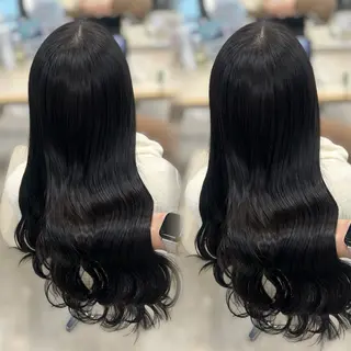 ロング カラー ベージュ/つや髪/ レイヤー／ゆいなのヘアスタイル