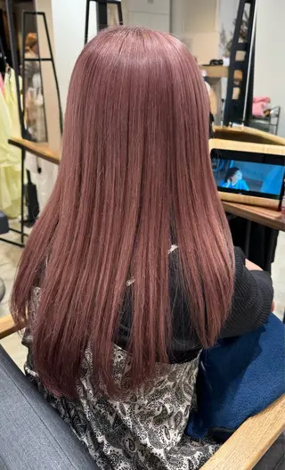 ロング カラー 韓国レイヤー/パーマ /艶カラー/Rinのヘアスタイル