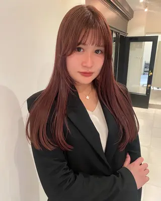 ロング カラー riria/ボブ /ブラウンカラー🎀のヘアスタイル