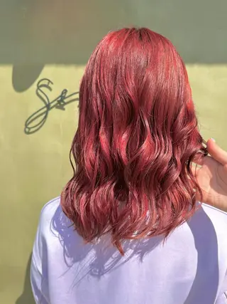 ロング カラー ヘアアレンジ Design Color🐰アユミのヘアスタイル