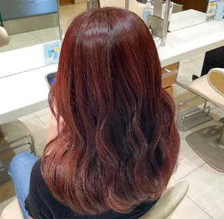 ロング カラー レナーク・ソワン やすこのヘアスタイル