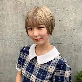 ショート カラー 🌷お洒落推しカラー moe🐰🌷のヘアスタイル