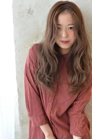 ミディアム YASU🍎CUT 赤系カラー/ヘアケアのヘアスタイル