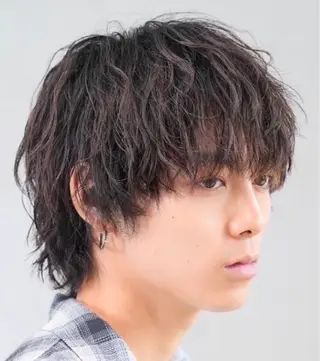 パーマ メンズ 仙台フェザーパーマ/ fifth/遠藤楓雅のヘアスタイル