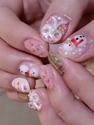 ネイル 3dパーツ/流行り 👧shushu❤️のネイルデザイン