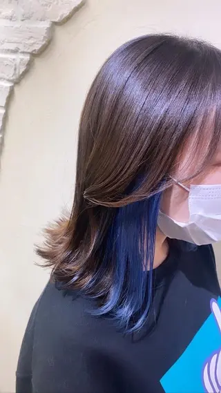 セミロング カラー TIGRE for hairのヘアスタイル