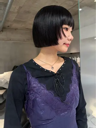 ショート ボブ/似合わせ レイヤーcocomoのヘアスタイル