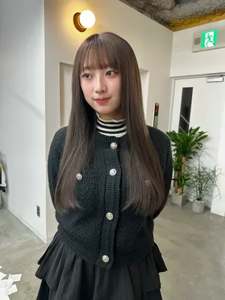 ロング タマシロカリン /カットモデル❤️のヘアスタイル