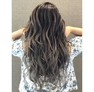 セミロング カラー アンドウ ユウ/ レイヤーカット/韓国のヘアスタイル