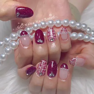 ネイル CC  NaNa ワンホンネイル🌙Nのネイルデザイン