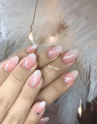 ミディアム ネイル 長さ出し専門 nynaのネイルデザイン