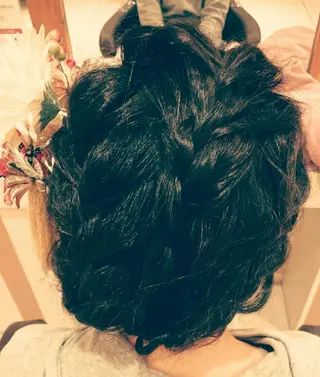 ヘアアレンジ ショート ヘアセット/髪質改善 /カラー/TADOのヘアスタイル