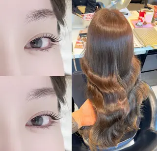 マツエク・マツパ 韓国風顔まわり/ベー ジュ/マツエク♡美咲のマツエク・マツパデザイン