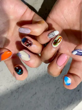 ミディアム m kaori𓃟のネイルデザイン