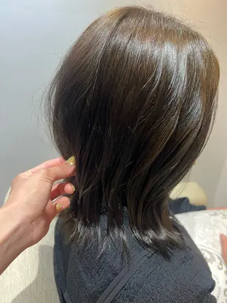 ミディアム カラー ブルームヘアデザイン かこ。のヘアスタイル