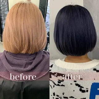 ショート カラー charme溝の口所属・チバ ヒロトのヘアスタイル