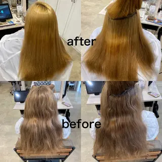 ロング パーマ AngeBay.NaHa所属・饒平名 知也のヘアスタイル