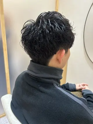 パーマ メンズ Yamamoto 半個室美容室zinaのヘアスタイル
