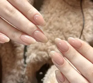 ネイル By moonネイル 🌷ワンホン/韓国風のネイルデザイン